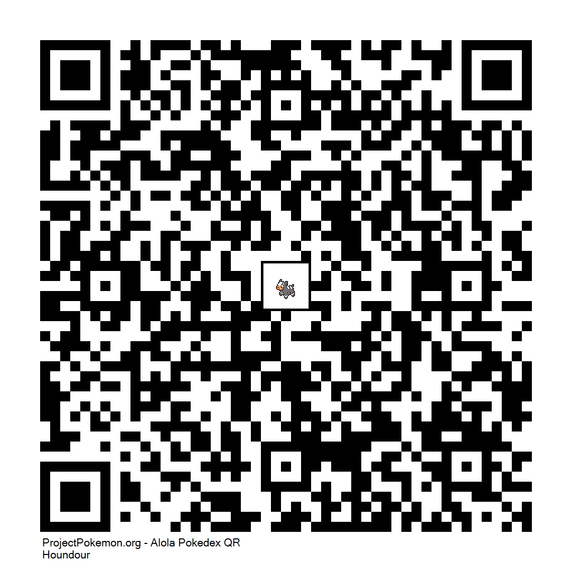 Cdigo QR de Houndour